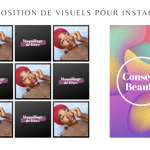 Visuels Instagram pour maquilleuse